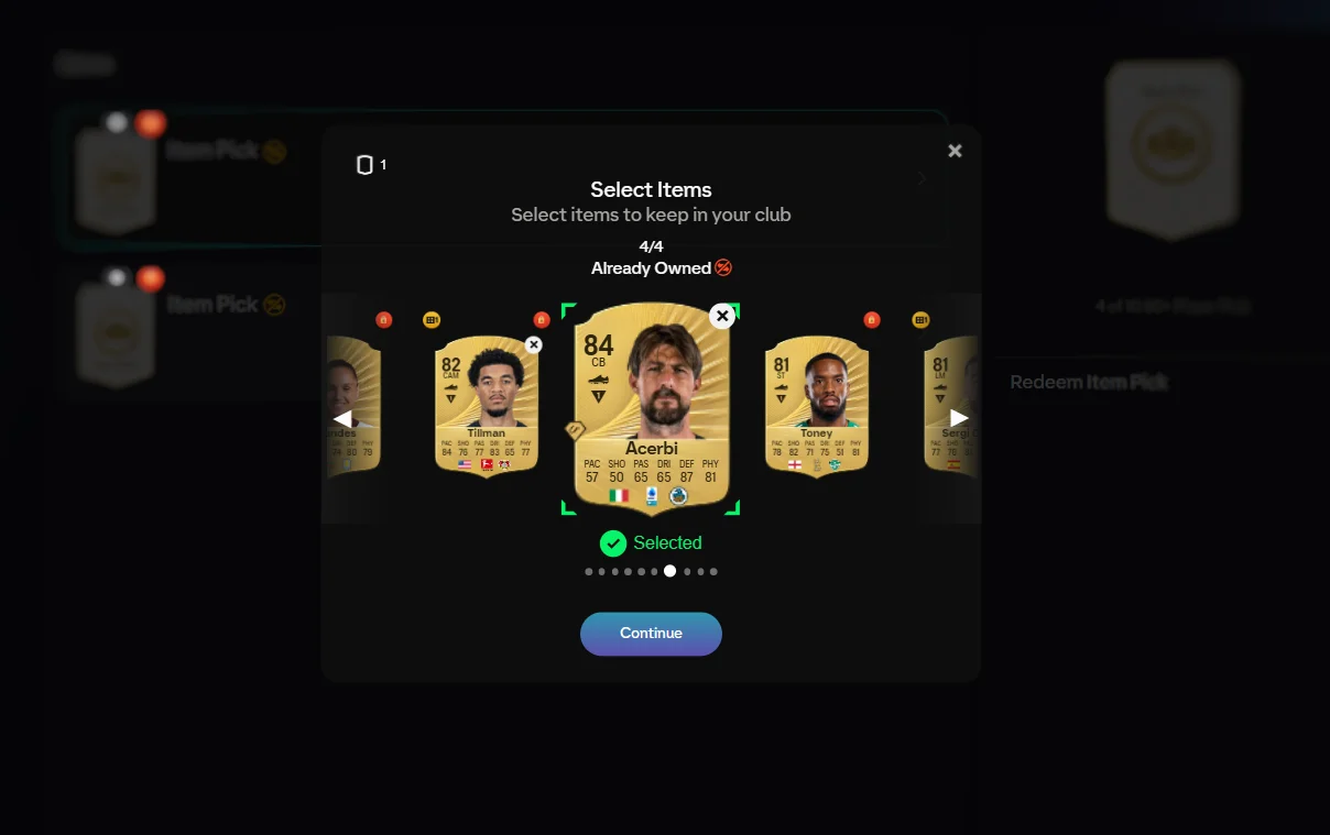 Pack opening with prices