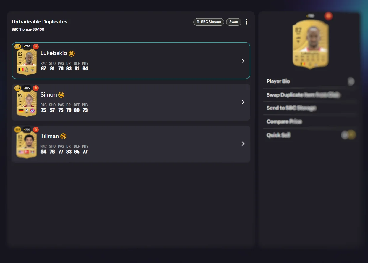 Unassigned with dupe badges