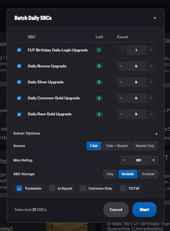 Batch Config