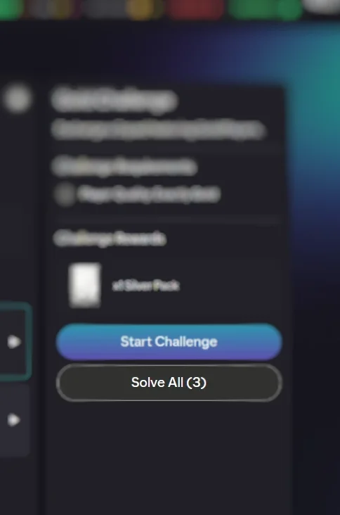 Set solve button